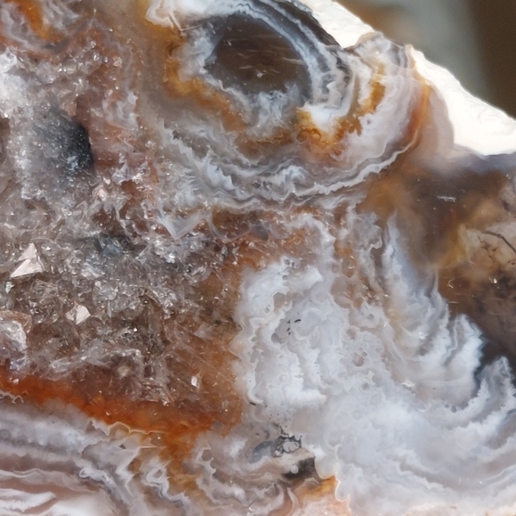 Oco Geode Quartz crystal Geode Agate Natural Crystal Decor - Picture 16 of 17